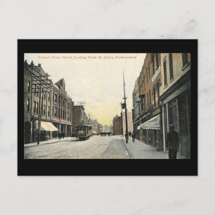 Cartão Postal Cartão-postal antigo - John da Rua, Terra Nova
