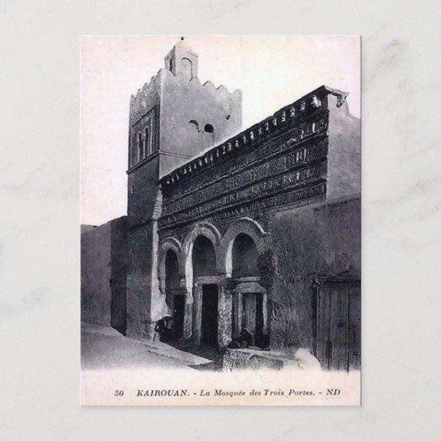 Cartão Postal Cartão-postal antigo - Kairouan, Tunísia (Frente)