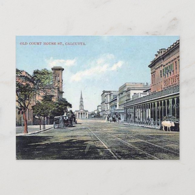 Cartão Postal Cartão-postal antigo - Kolkata, Índia (Frente)