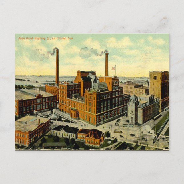 Cartão Postal Cartão-postal antigo - La Crosse, Wisconsin (Frente)