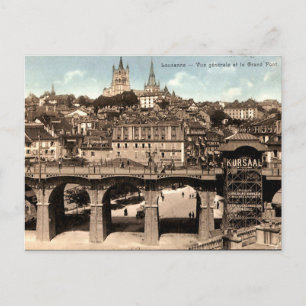 Cartão Postal Cartão-postal antigo - Lausanne, Suiça