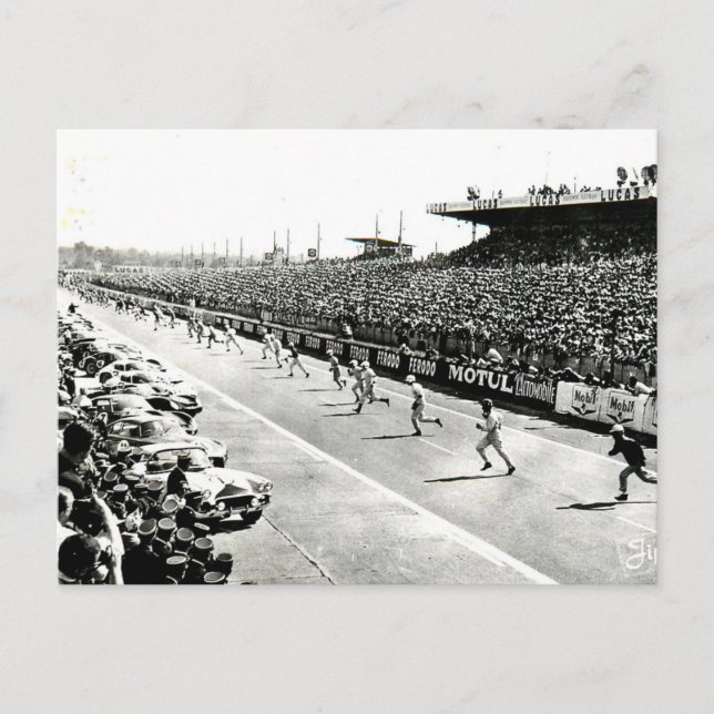 Cartão Postal Cartão-postal antigo - Les 24 Heures du Mans (Frente)
