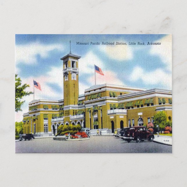 Cartão Postal Cartão-postal antigo - Little Rock, Arkansas, EUA (Frente)