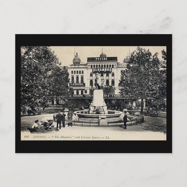 Cartão Postal Cartão-postal antigo - Londres, Teatro Alhambra, L (Frente)