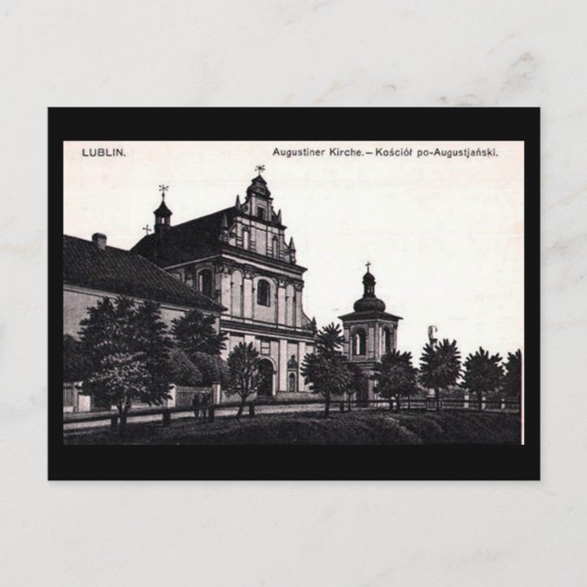 Cartão Postal Cartão-postal antigo - Lublin, Polônia (Frente)