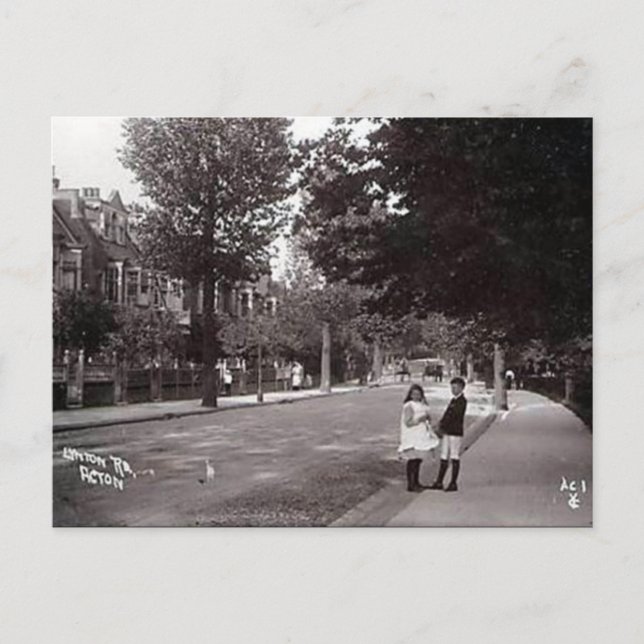 Cartão Postal Cartão-postal antigo - Lynton Rd, Acton, Londres (Frente)