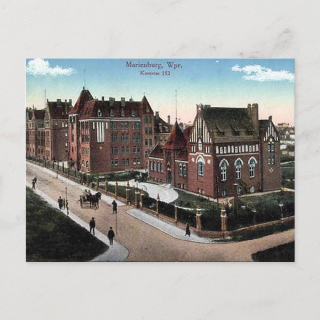 Cartão Postal Cartão-postal antigo - Malbork/Marienburg, Polônia (Frente)