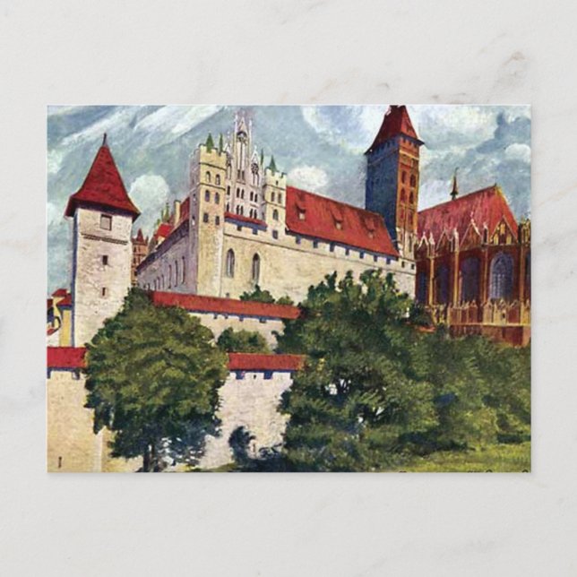 Cartão Postal Cartão-postal antigo - Malbork/Marienburg, Polônia (Frente)