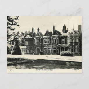 Cartão Postal Cartão-postal antigo - Mansão Bletchley Park