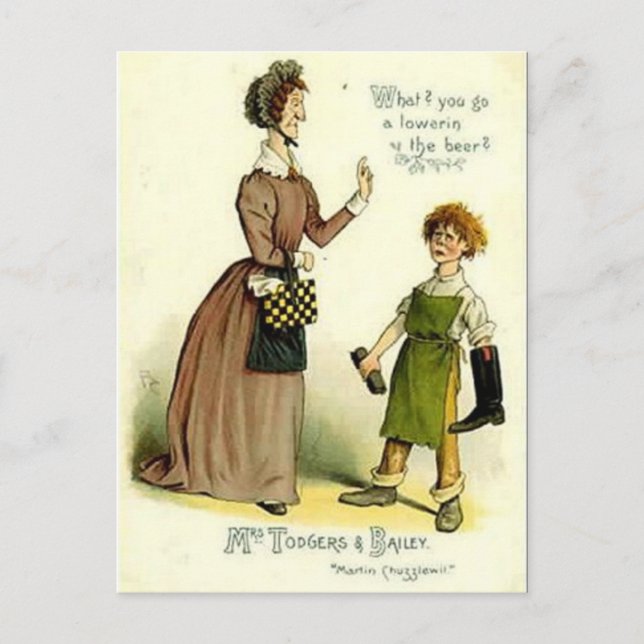 Cartão Postal Cartão-postal antigo - "Martin Chuzzlewit" por Dic (Frente)