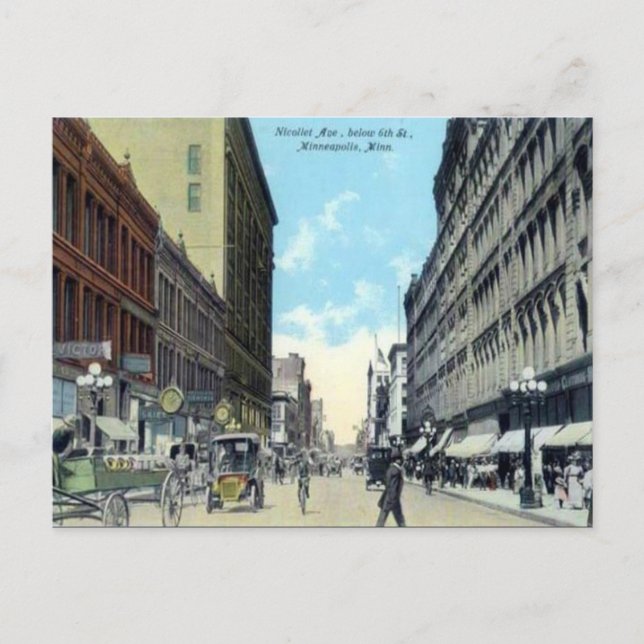 Cartão Postal Cartão-postal antigo - Minneapolis, Minnesota, EUA (Frente)