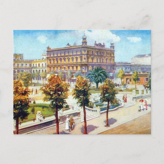 Cartão Postal Cartão-postal antigo - Montevidéu, Uruguai (Frente)