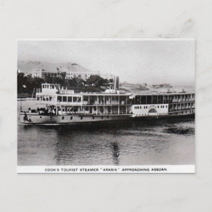 Cartão Postal Cartão-postal antigo - Navio a vapor em Aswan, Egi