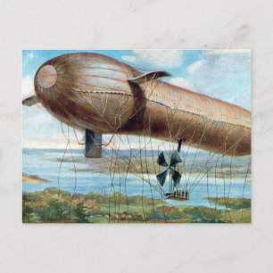 Cartão Postal Cartão-postal antigo - Navio de guerra motorizado