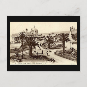 Cartão Postal Cartão-postal antigo, Nice, Les Jardins