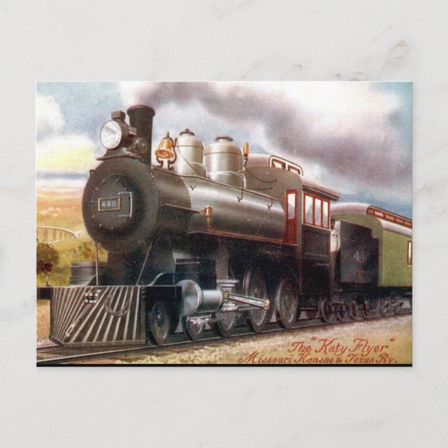 Cartão Postal Cartão-postal antigo - O "Caty Flyer". (Frente)