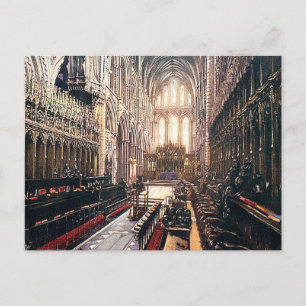 Cartão Postal Cartão-Postal Antigo - O Coro, Catedral Ely