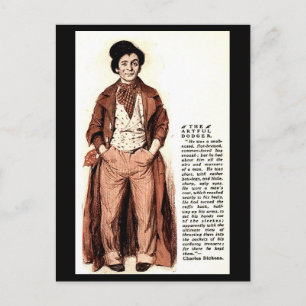 Cartão Postal Cartão-postal antigo - O Dodger Artístico - Oliver