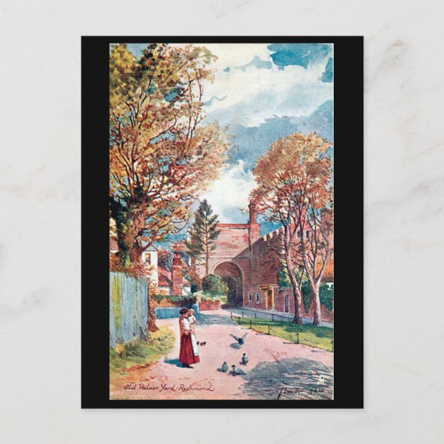 Cartão Postal Cartão-postal antigo - Old Palace Yard, Richmond,  (Frente)