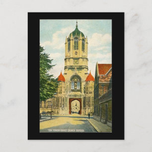 Cartão Postal Cartão-postal antigo, Oxford, Tom Tower