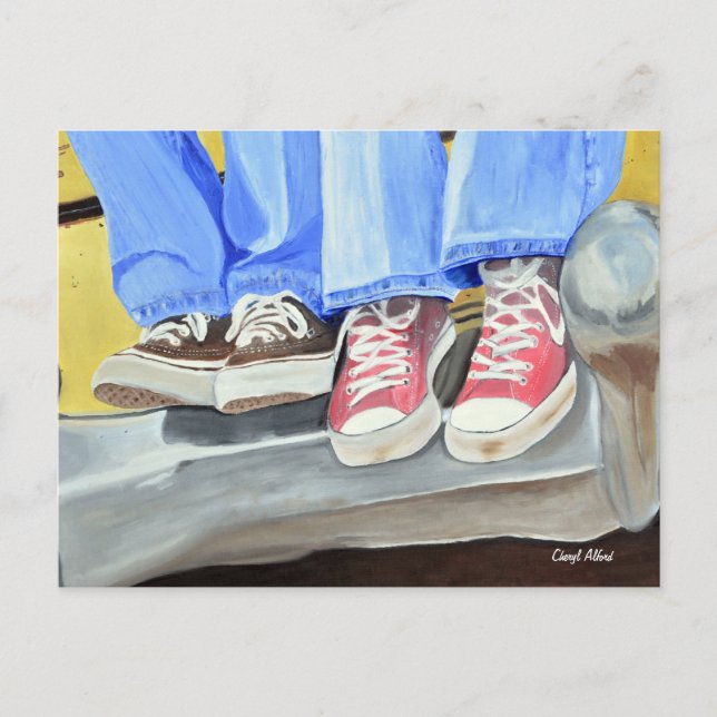 Cartão Postal Cartão-postal antigo para Calçados antigos (Frente)