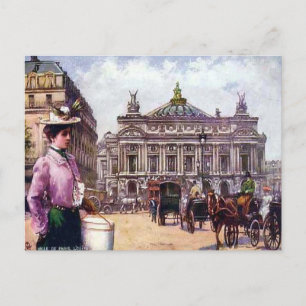 Cartão Postal Cartão-postal antigo - Paris - I'Opera