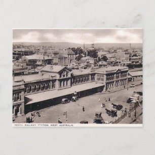 Cartão Postal Cartão-postal antigo - Perth, Austrália Ocidenta