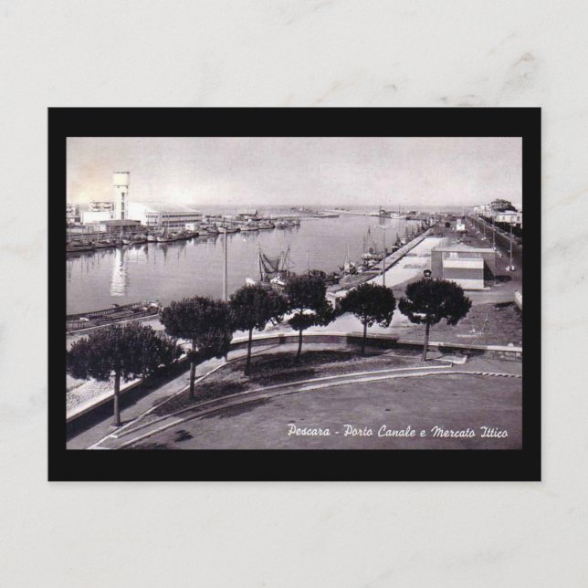 Cartão Postal Cartão-postal antigo - Pescara, a porta (Frente)
