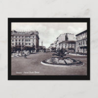 Cartão-postal antigo - Pescara, Piazza Bruno Buozz