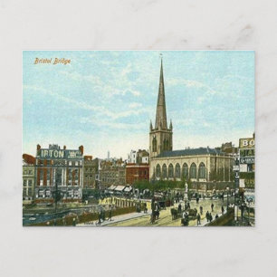 Cartão Postal Cartão-postal antigo - Ponte Bristol