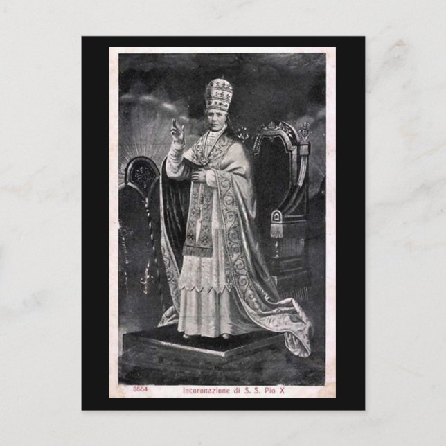 Cartão Postal Cartão-postal antigo - Pope Pius X (Frente)