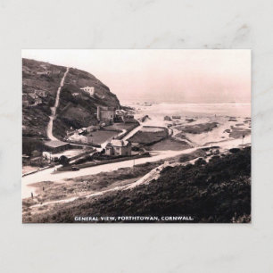 Cartão Postal Cartão-postal antigo - Porthtowan, Cornwall