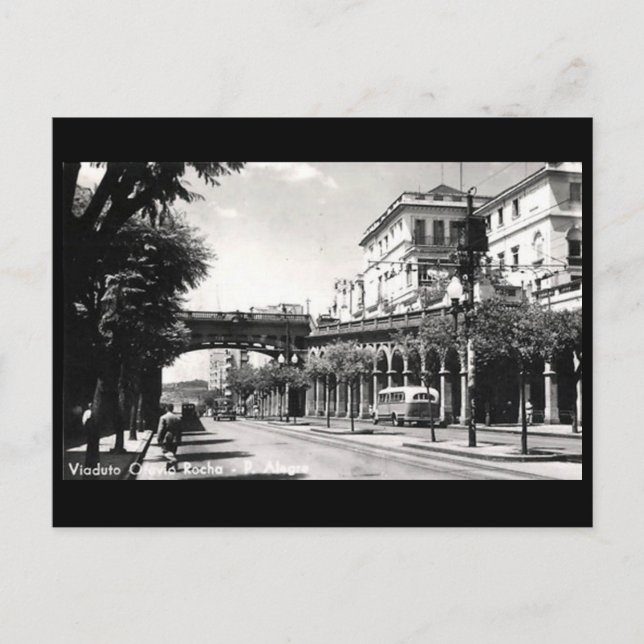 Cartão Postal Cartão-postal antigo - Porto Alegre, Brasil (Frente)