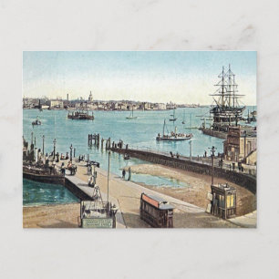 Cartão Postal Cartão-postal antigo - Porto de Portsmouth