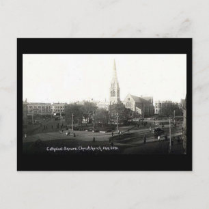 Cartão Postal Cartão-postal antigo - Praça da Catedral, Christ