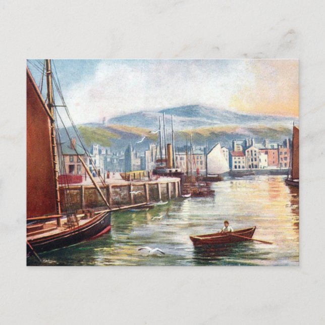 Cartão Postal Cartão-postal antigo - Ramsey, Ilha de Man (Frente)