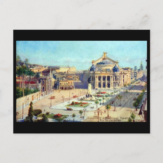 Cartão Postal Cartão-postal antigo - Rio de Janeiro, Brasil (Frente)