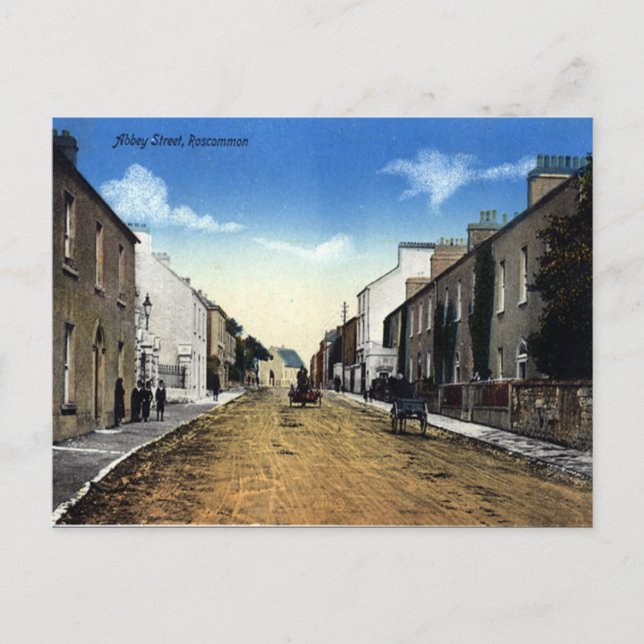 Cartão Postal Cartão-postal antigo - Roscommon, Irlanda (Frente)