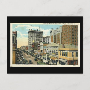 Cartão Postal Cartão-postal antigo, Rua de Broughton, Savana, Ge