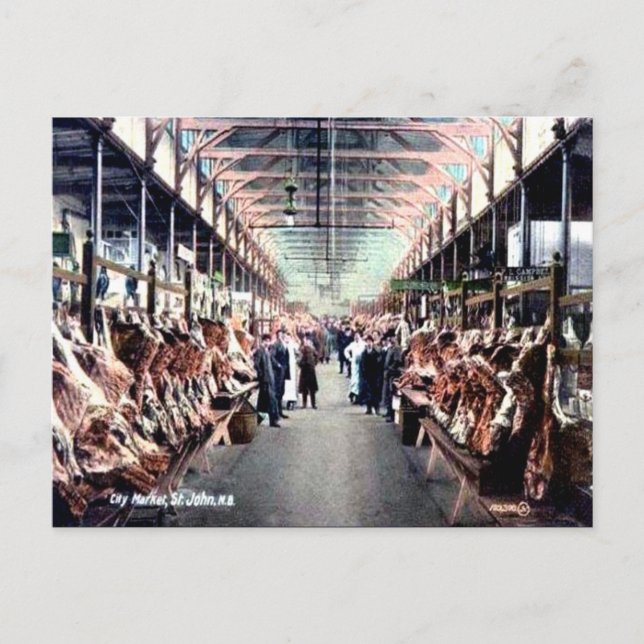 Cartão Postal Cartão-postal antigo - Santo John, New Brunswick (Frente)