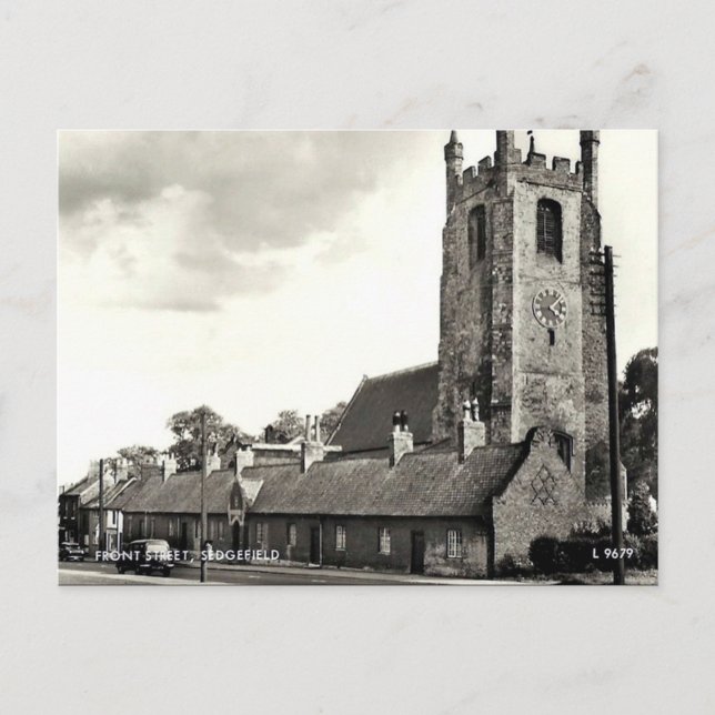 Cartão Postal Cartão-postal antigo - Sedgefield, Co Durham (Frente)
