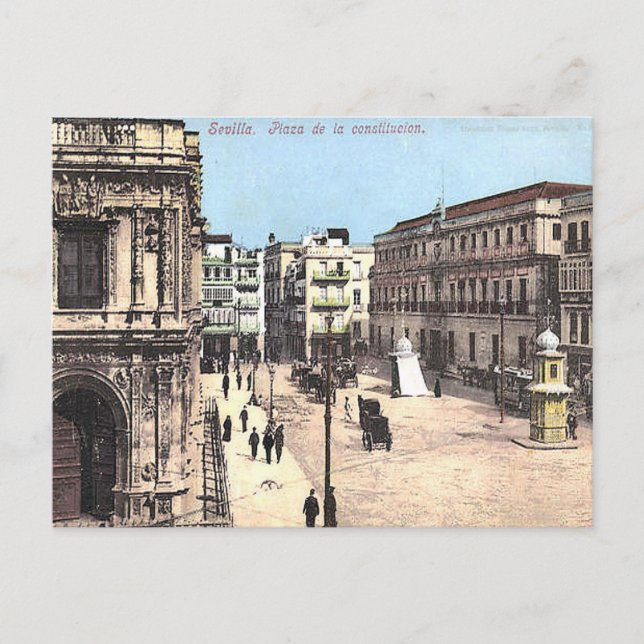 Cartão Postal Cartão-postal antigo - Sevilha. Espanha (Frente)