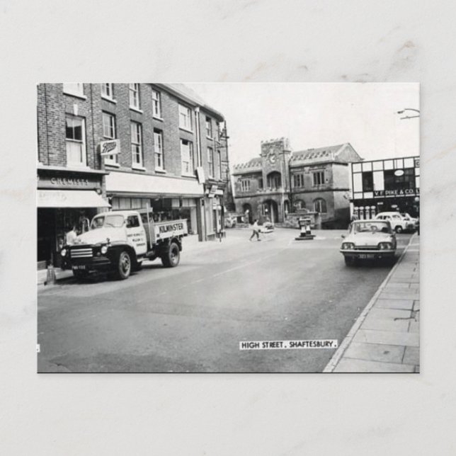 Cartão Postal Cartão-postal antigo - Shaftesbury, Dorset (Frente)