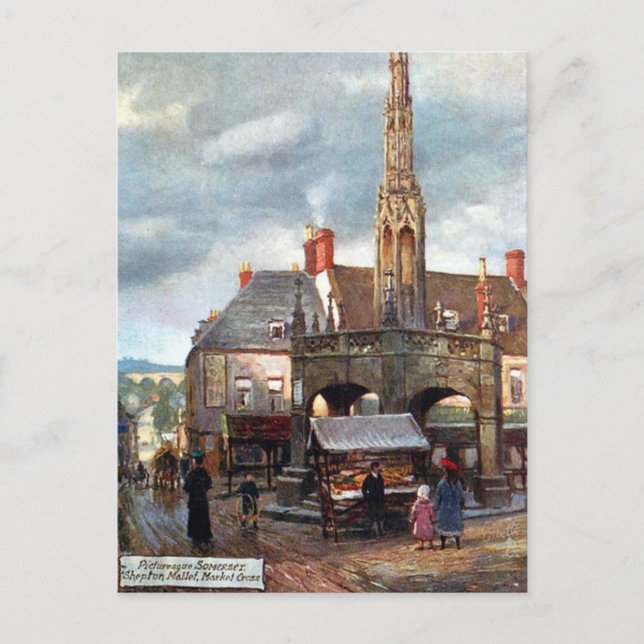 Cartão Postal Cartão-postal antigo - Shepton Mallet, Somerset (Frente)