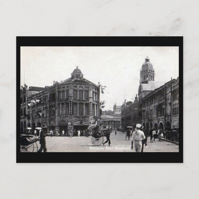 Cartão Postal Cartão-postal antigo - Singapura (Frente)