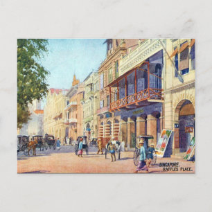 Cartão Postal Cartão-postal antigo - Singapura