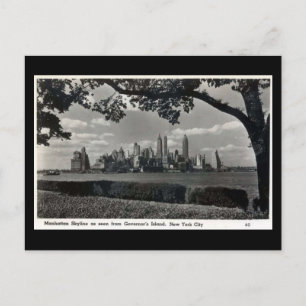 Cartão Postal Cartão-postal antigo - Skyline Manhattan