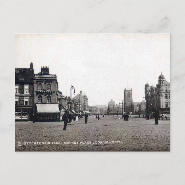 Cartão Postal Cartão-postal antigo - Stockton-on-Camisetas, Co D (Frente)