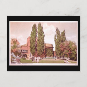 Cartão Postal Cartão-postal antigo, Stratford-on-Avon, Jardins d