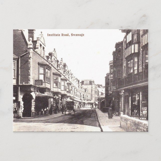 Cartão Postal Cartão-postal antigo - Swanage, Dorset (Frente)